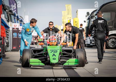 72 LLOVERAS Xavier (esp), équipe de Formule Renault Eurocup GRS, action lors de la FORMULE RENAULT EUROCUP 2019 à Hungaroring, du 6 au 8 septembre, en Hongrie - photo Marc de Mattia / DPPI Banque D'Images