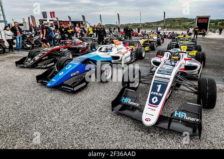 Ambiance pré grille de départ grille de départ lors de la Formule RENAULT EUROCUP 2019 à Hungaroring, du 6 au 8 septembre, en Hongrie - photo Marc de Mattia / DPPI Banque D'Images