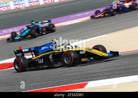 08 GHIOTTO Luca, Uni Virtuosi Racing, action pendant le championnat 2019 de Formule 2 de la FIA, Bahreïn à Sakhir du 29 au 31 mars - photo Dutch Agency/DPPI Banque D'Images