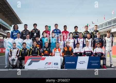 Pilotes de Formule 3 pendant le championnat 2019 de Formule 3 de la FIA dans Espagne à Barcelone du 10 au 12 mai - photo Sebastiaan Rozendaal / Agence photo néerlandaise/DPPI Banque D'Images