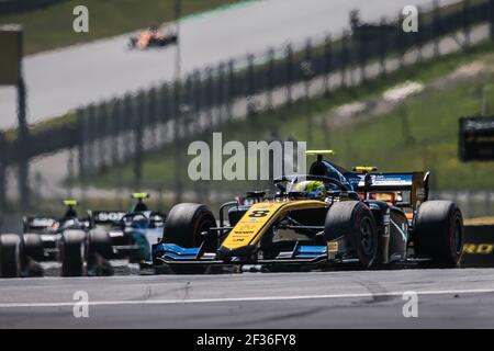 08 GHIOTTO Luca, Uni Virtuosi Racing, action pendant le championnat de Formule 2 2019 de la FIA du 28 au 30 juin , à Spielberg, Autriche - photo Diederik van der Laan / DPPI Banque D'Images