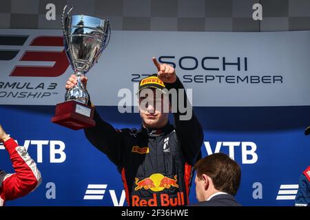 VIP Jüri, Grand Prix de haute technologie, portrait, podium lors du championnat FIA F3 2019, Russie, à Sotchi du 27 au 29 septembre - photo Diederik van der Laan / photo néerlandaise / DPPI Banque D'Images