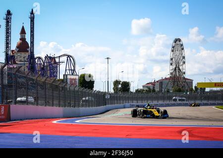 08 GHIOTTO Luca, Uni Virtuosi Racing, action pendant le championnat FIA F2 2019, Russie, à Sotchi du 27 au 29 septembre - photo Marco van der Gragt / photo néerlandaise / DPPI Banque D'Images