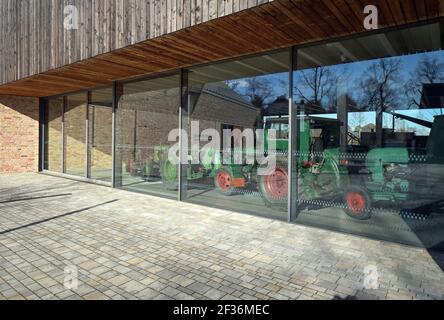 Wandlitz, Allemagne. 08 mars 2021. Le centre du parc naturel et le musée agricole avec le « panorama de Barnim » sont toujours fermés en raison des exigences de Corona. Credit: Soeren Stache/dpa-Zentralbild/ZB/dpa/Alay Live News Banque D'Images