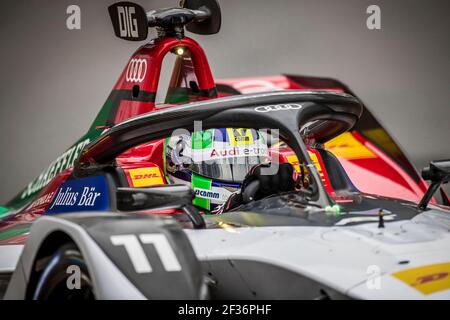 11 DI GRASSI Lucas (BRA), Audi e-tron FE05 équipe Audi Sport Abt Schaeffer FE, action pendant le championnat de Formule E 2019, à Hong Kong, du 8 au 10 mars 2019 - photo Gregory Lenmand / DPPI Banque D'Images