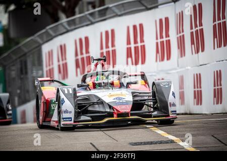 11 DI GRASSI Lucas (BRA), Audi e-tron FE05 équipe Audi Sport Abt Schaeffer FE, action pendant le championnat de Formule E 2019, à Hong Kong, du 8 au 10 mars 2019 - photo Gregory Lenmand / DPPI Banque D'Images