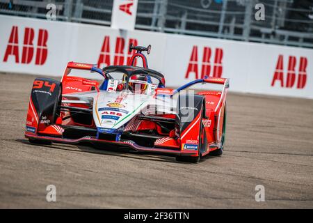 94 WEHRLEIN Pascal (ger), Mahindra M5Electro team Mahindra course, action pendant le championnat de Formule E 2019, à Berlin, Allemagne, du 23 au 25 mai - photo Germain Hazard / DPPI Banque D'Images