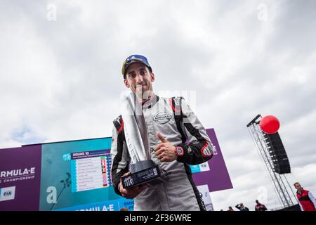 BUEMI Sebastien (che), Nissan IM01 team Nissan e-dams, podium lors du championnat de Formule E 2019, à Berlin, Allemagne, du 23 au 25 mai - photo Germain Hazard / DPPI Banque D'Images