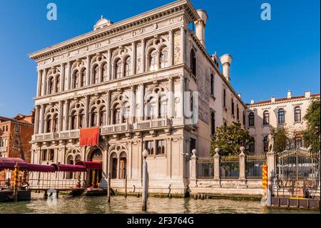 Le long du Grand Canal, le casino, à Venise en Italie Banque D'Images