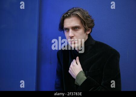 Acteur Dan Stevens, Londres, 4/1/08 , Copyright photo Tom Pilston. 07802 572 609 tom@pilston.fsnet.co.uk Banque D'Images