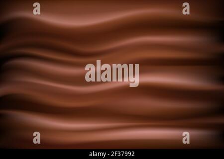 Vecteur de fond de chocolat abstrait. Illustration fond chocolat ondulé Illustration de Vecteur