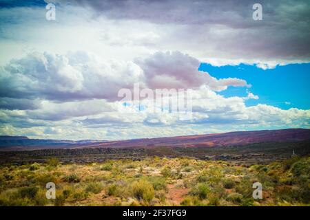 Une belle vue chez Virgin River Gorge Banque D'Images