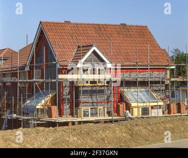 Nouvelle construction de logements, Bracknell, Berkshire, Angleterre, Royaume-Uni Banque D'Images