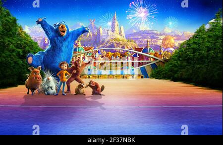 GRETA,STEVE,BOOMER,JUNE,ARACHIDE,GUS,COOPER, WONDER PARK, 2019, ©PARAMOUNT ANIMATION