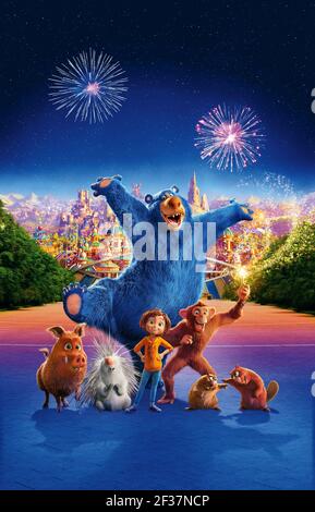 GRETA, STEVE, BOOMER, JUIN, ARACHIDE, GUS, COOPER, WONDER PARK, 2019, ©PARAMOUNT ANIMATION