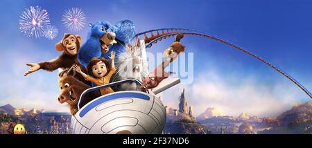 GRETA,STEVE,BOOMER,JUNE,ARACHIDE,GUS,COOPER, WONDER PARK, 2019, ©PARAMOUNT ANIMATION