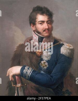 Prince Jozef Poniatowski, par Josef Grassi. Banque D'Images