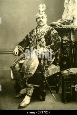 Prince Victor Duleep Singh, 1897. Banque D'Images