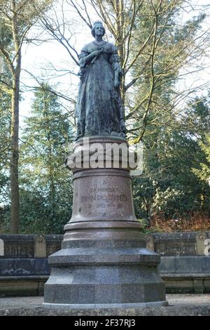 Princesse Amalia de Saxe-Weimar-Eisenach - Parc Amélie - ville de Luxembourg Banque D'Images