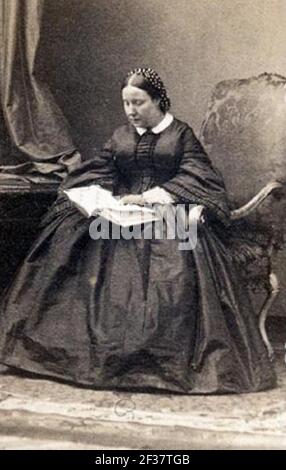 Princesse Maria Carolina de Bourbon-deux-Siciles (1820-1861). Banque D'Images