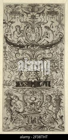 Imprimé, panneau décoratif inscrit ''Victoria Augusta'', ca. 1507 Banque D'Images
