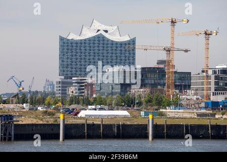 Géographie / Voyage, Allemagne, Hambourg, HafenCity, salle Philharmonique d'Elbe, Siège du bâtiment, droits supplémentaires-autorisation-Info-non-disponible Banque D'Images
