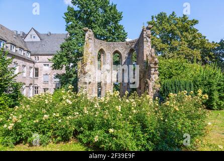 Géographie / Voyage, Allemagne, Hesse, Marburg, Marburg à la Lahn, ruine de la chapelle Saint François de, droits-supplémentaires-dégagement-Info-non-disponible Banque D'Images