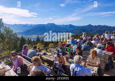 Géographie / Voyage, Allemagne, Bavière, Tegernsee, vue panoramique depuis la terrasse de la maison Neureuth, Additional-Rights-Clearance-Info-not-available Banque D'Images