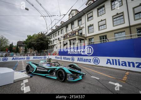 03 LYNN Alex (gbr), Jaguar I-type III équipe Panasonic Jaguar Racing, action pendant le championnat de Formule E 2019, à Berne, Suisse du 20 au 22 juin - photo Alexandre Guilleraumot / DPPI Banque D'Images