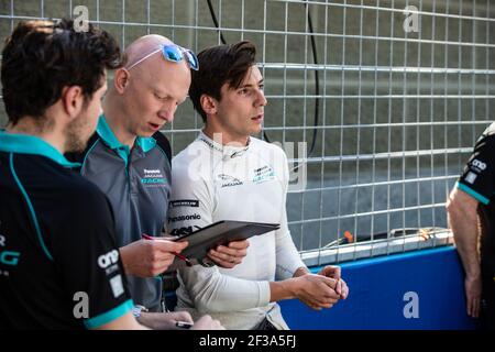 Alex LYNN (gbr), Jaguar I-type III Team Panasonic Jaguar Racing, portrait lors du championnat de Formule E 2019, à Berne, Suisse du 20 au 22 juin - photo Clément chance / DPPI Banque D'Images