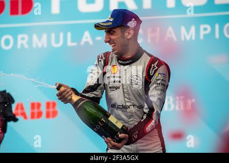 BUEMI Sebastien (che), Nissan IM01 team Nissan e-dams, podium lors du championnat de Formule E 2019, à Berne, Suisse du 20 au 22 juin - photo Clément Luck / DPPI Banque D'Images