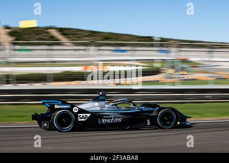 05 VANDOORNE Stoffel (bel), Mercedes Benz EQ, action pendant les tests de Formule E 2019, à Valence, Espagne, du 15 au 18 octobre - photo Xavi Bonilla / DPPI Banque D'Images