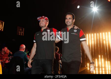 BENNANI MEHDI, (MAROC), SLR VW MOTORSPORT, VOLKSWAGEN GOLF GTI TCR, portrait HUFF ROB, (ROYAUME-UNI), SLR VW MOTORSPORT, VOLKSWAGEN GOLF GTI TCR, portrait lors de la course automobile WTCR World Touring du Maroc 2019 à Marrakech, du 5 au 7 avril - photo Frédéric le Floc'h / DPPI Banque D'Images