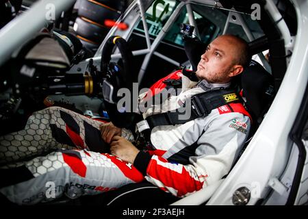 HUFF ROB, (ROYAUME-UNI),SLR VW MOTORSPORT, VOLKSWAGEN GOLF GTI TCR, portrait lors de la course mondiale de voiture de tourisme WTCR 2019 de la FIA au Maroc à Marrakech, du 5 au 7 avril - photo Florent Gooden / DPPI Banque D'Images