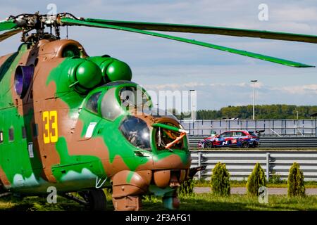 05 NORBERT MICHELISZ, (HONGRIE), BRC HYUNDAI N SQUADRA CORSE, HYUNDAI I30 N TCR, action lors de la course de la coupe du monde de tourisme WTCR 2019 de la FIA en Slovaquie au Slovakia Ring, du 10 au 12 mai - photo Florent Gooden / DPPI Banque D'Images