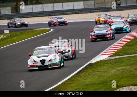 55 ma QINGHUA, (CHINE), ÉQUIPE MULSANNE,ALFA ROMEO GIULIETTA TCR, action pendant la course de la coupe du monde de tourisme WTCR 2019 de la FIA en Slovaquie au Slovakia Ring, du 10 au 12 mai - photo Florent Gooden / DPPI Banque D'Images