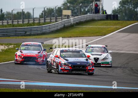 05 NORBERT MICHELISZ, (HONGRIE), BRC HYUNDAI N SQUADRA CORSE, HYUNDAI I30 N TCR, action lors de la course de la coupe du monde de tourisme WTCR 2019 de la FIA en Slovaquie au Slovakia Ring, du 10 au 12 mai - photo Florent Gooden / DPPI Banque D'Images