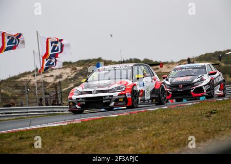 25 BENNANI Mehdi, (MAR), SLR VW Motorsport, Volkswagen Golf GTI TCR, action pendant la coupe du monde de la voiture de tourisme WTCR 2019 de la FIA de Zandvoort, pays-Bas du 17 au 19 mai - photo Florent Gooden / DPPI Banque D'Images