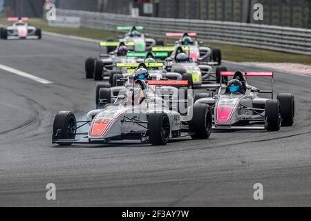48 VALENTE Enzo (fra), F4 FFSA Academy, action pendant le Championnat de France FFSA F4 à Hungaroring, du 6 au 8 septembre, en Hongrie - photo Marc de Mattia / DPPI Banque D'Images