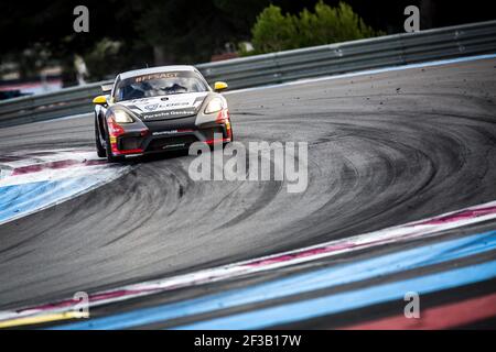 19 LOEB Sebastien (fra), GOGEY Laurene (fra), Porsche Cayman 718 équipe Sébastien Loeb, action pendant le championnat de france 2019 du circuit FFSA GT, du 11 au 13 octobre au castellet, France - photo Thomas Fenetre / DPPI Banque D'Images