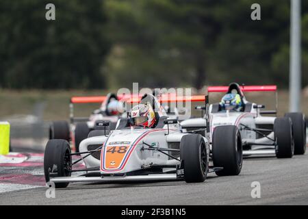 48 VALENTE Enzo (fra), F4 Ffsa Academy, action pendant le championnat de france 2019 du circuit FFSA GT, du 11 au 13 octobre au castellet, France - photo Marc de Mattia / DPPI Banque D'Images