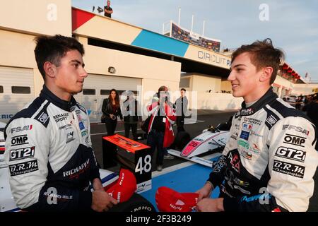 VALENTE Enzo (fra), Académie Ffsa F4, portrait, DAVID Hadrien (fra), Académie Ffsa F4, Portrait lors du championnat français de circuit 2019 de la FFSA GT, du 11 au 13 octobre circuit Paul Ricard, le Castellet, France - photo Jean Michel le Meur / DPPI Banque D'Images