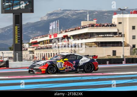 19 LOEB Sebastien (fra), GOGEY Laurene (fra), Porsche Cayman 718 équipe Sébastien Loeb, action pendant le championnat de france 2019 du circuit FFSA GT, du 11 au 13 octobre au castellet, France - photo Marc de Mattia / DPPI Banque D'Images