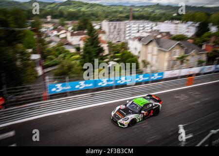 10 GOMAR Nicolas (fra), LAMBERT Julien (fra), Porsche Cayman 718 équipe AGS Evénements, action pendant le Grand Prix de Pau 17, France du 19 au 2019 mai à Pau ville - photo Antonin Vincent / DPPI Banque D'Images