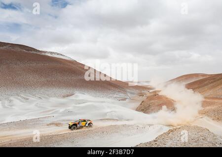 325 LACHAUME Pierre (FRA), POLATO Jean-Michel (FRA), Peugeot, pH-Sport, Groupe T1, Classe 4, Auto, action pendant la Dakar 2019, étape 4, Arequipa - Tacna, pérou, le 10 janvier - photo Antonin Vincent / DPPI Banque D'Images