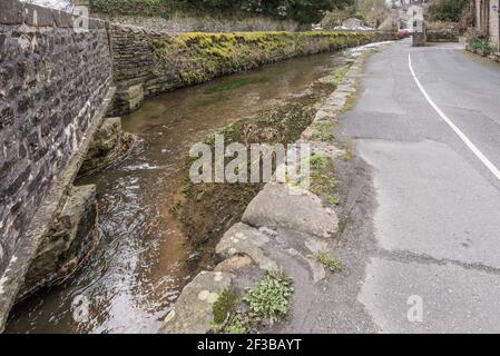 Tems Beck Giggleswick Banque D'Images