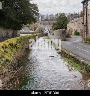 Tems Beck Giggleswick Banque D'Images