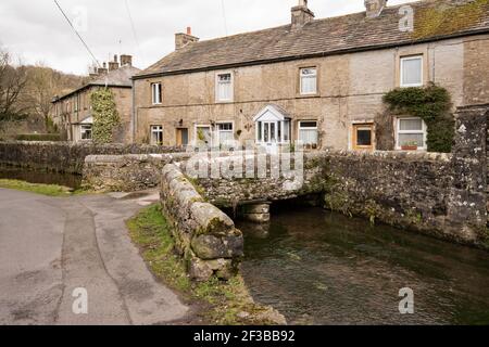 Tems Beck Giggleswick Banque D'Images