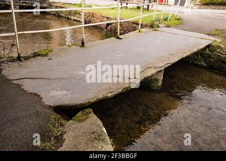 Tems Beck Giggleswick Banque D'Images