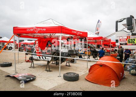 389 ZHITAO He (chn), ZHAO Kai (chn), Toyota, Yong Racing Team, Groupe T1, Classe 1, Auto, action pendant le Dakar 2019, jour de repos Arequipa, pérou, le 12 janvier - photo Antonin Vincent / DPPI Banque D'Images